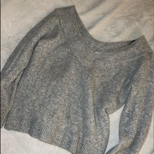 Wool material Grey sweater